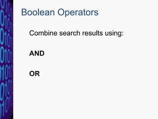 Searching secondary databases | PPTX