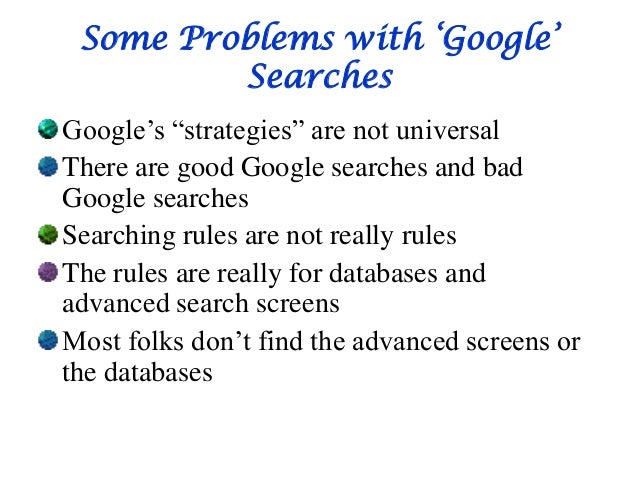 Searching Skills Searching Skills