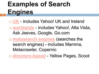 Searching strategies 23 aug | PPT