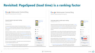 8 @peakaceag pa.ag
Revisited: PageSpeed (load time) is a ranking factor
Source: http://pa.ag/2iAmA4Y & http://pa.ag/2ERTPYY
 