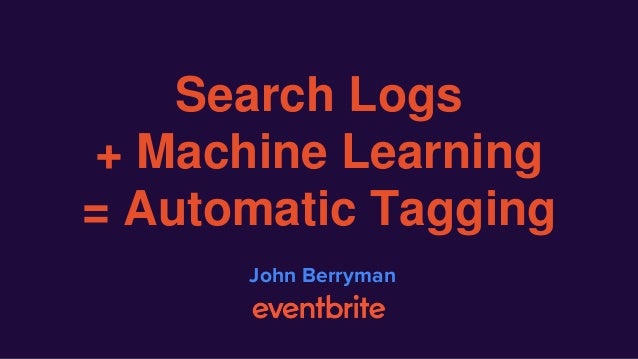 machine learning logs