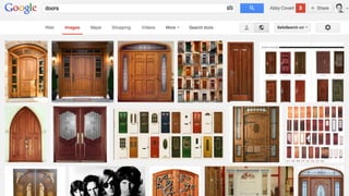 In search:
every page
is a potential
front door
 