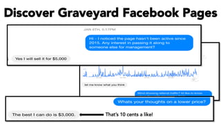 Discover Graveyard Facebook Pages
That’s 10 cents a like!
 