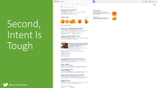 @aaronfriedman
Second,
Intent Is
Tough
 