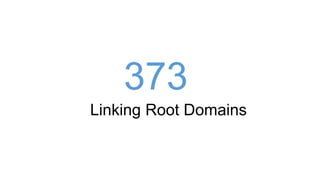 373
Linking Root Domains
 