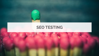 SEO TESTING
 