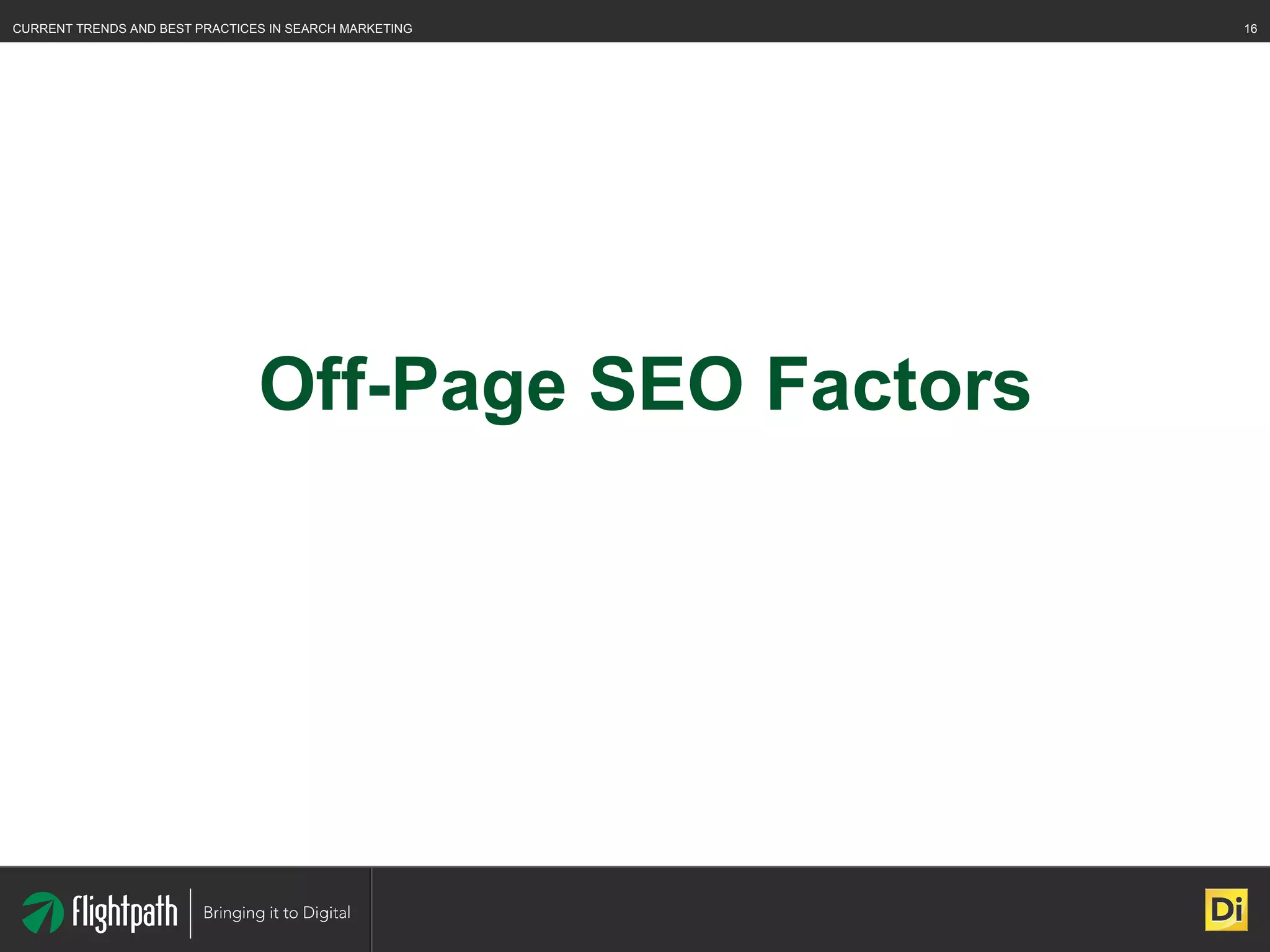 Off-Page SEO Factors 