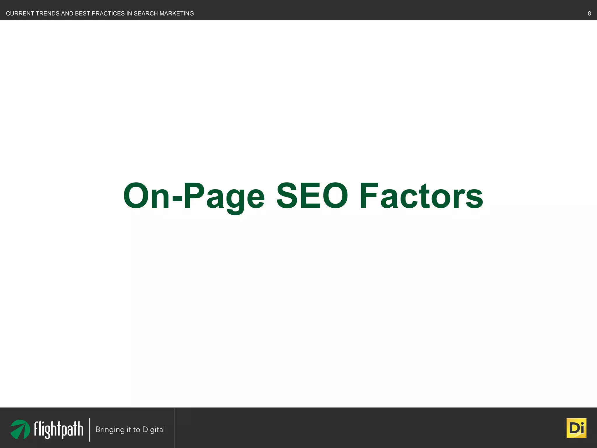 On-Page SEO Factors 