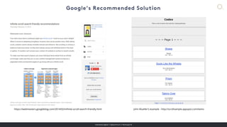 overdose.digital // @jasonmun // #smssyd18
https://webmasters.googleblog.com/2014/02/infinite-scroll-search-friendly.html John Mueller’s example - http://scrollsample.appspot.com/items
 