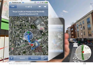 Finden und gefunden werden
     Searchmetrics Suite V6




     06.07.12 ® Searchmetrics GmbH 2012   18
 
