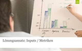 Lösungsansatz: Inputs / Metriken

 