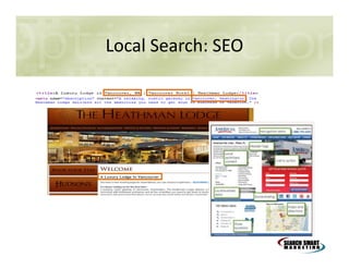 Local Search: SEO

 