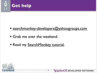 Search Monkey - Open Hack London '09