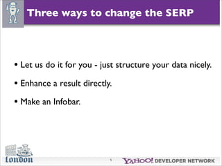 Search Monkey - Open Hack London '09