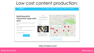 Low cost content production:
https://app.apester.com/
@staceycav#searchnorwich
 