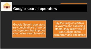 How to Search on Google Like a Pro | PDF