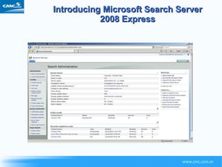 Introducing Microsoft Search Server 2008 Express 