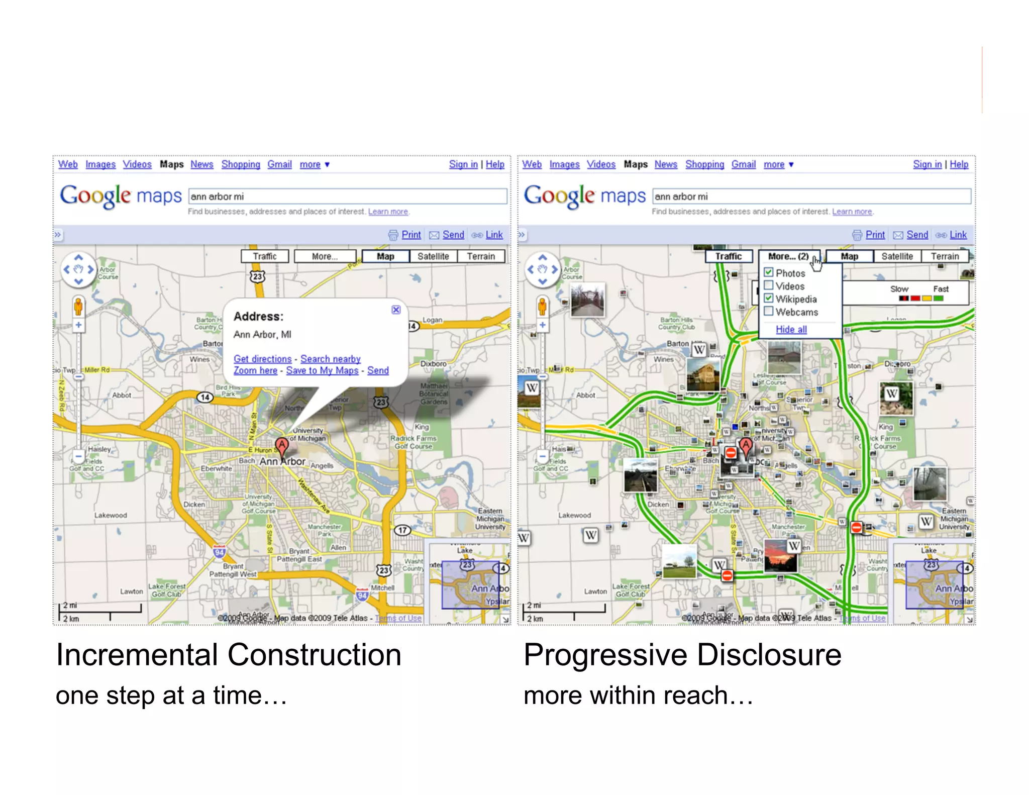 morville@semanticstudios.com




Incremental Construction   Progressive Disclosure
one step at a time…        more within reach…                13
 