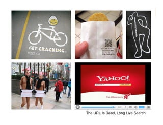 morville@semanticstudios.com




                               62
The URL Is Dead, Long Live Search
 