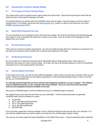 Welocalize Search Quality Rater Example Search quality evaluator guidelines - belajar SEO | PDF