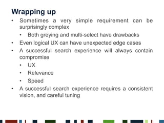 Complex Selection Ux Search refinement | PDF