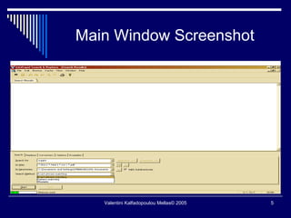 Main Window Screenshot 