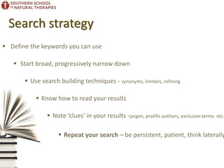 Information Search Skills | PPTX