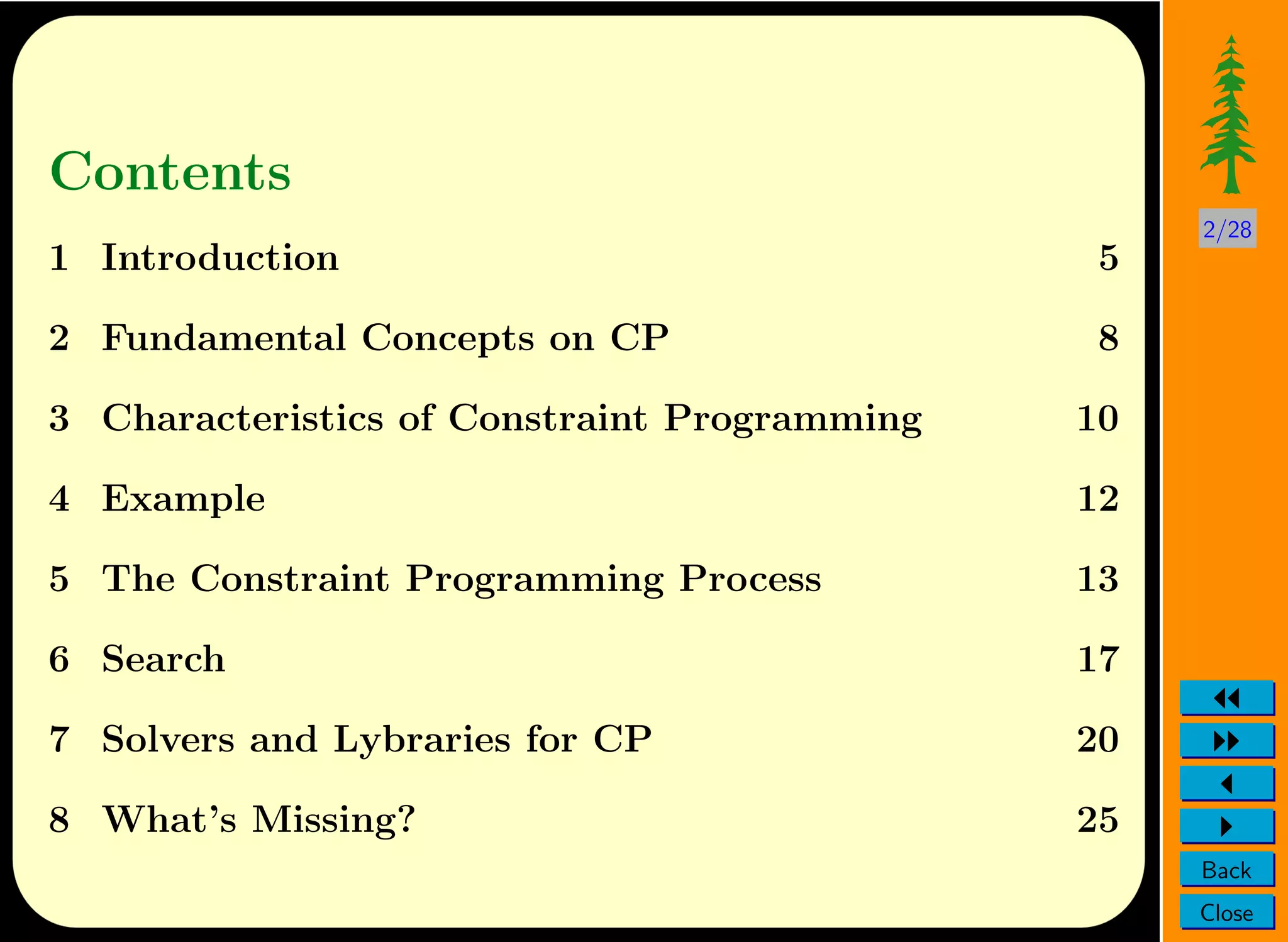 Solvers and Applications with CP | PDF