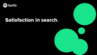 Satisfaction in search.
 