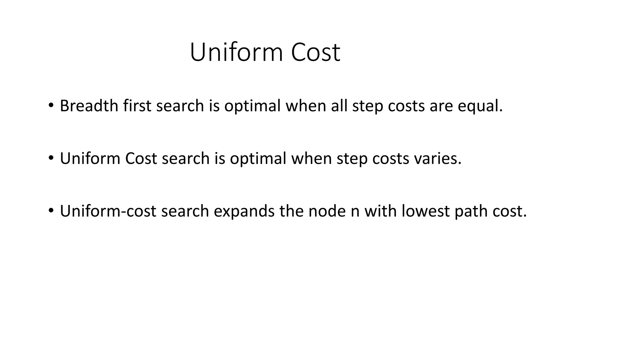 Uninformed Search technique | PPTX