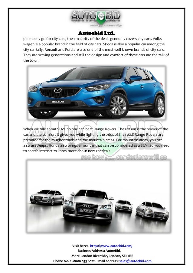 Search the best new car deals around you