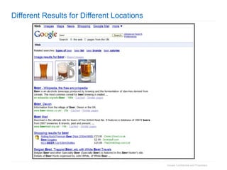 Different Results for Different Locations 