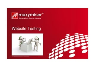 Website Testing




http://www.youtube.com/watch?v=2lXh2n0aPyw
 