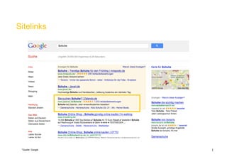 Sitelinks




 *Quelle: Google   |
 