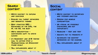 #SEMrushlive “Search v Social” @logocracycopy
 