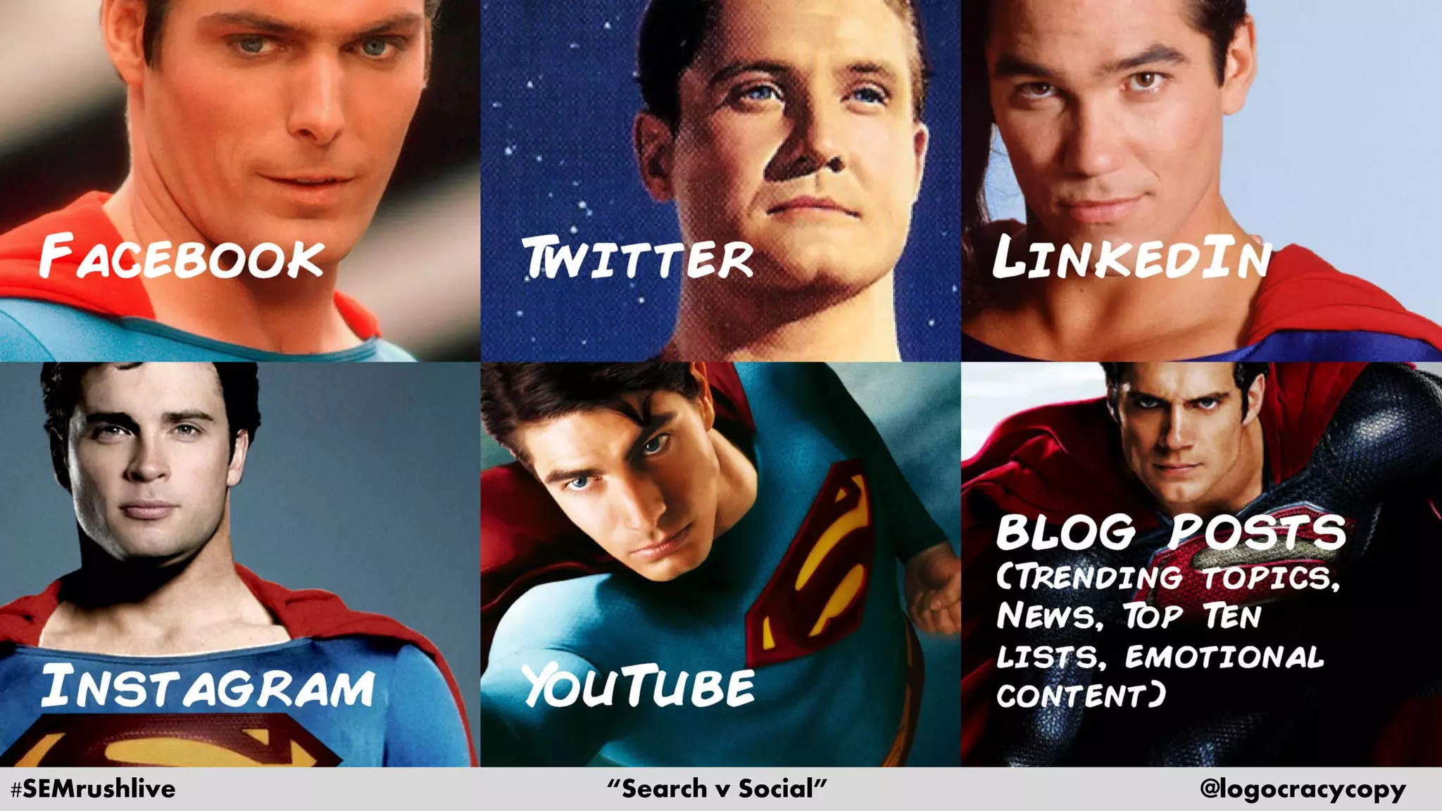 #SEMrushlive “Search v Social” @logocracycopy
 