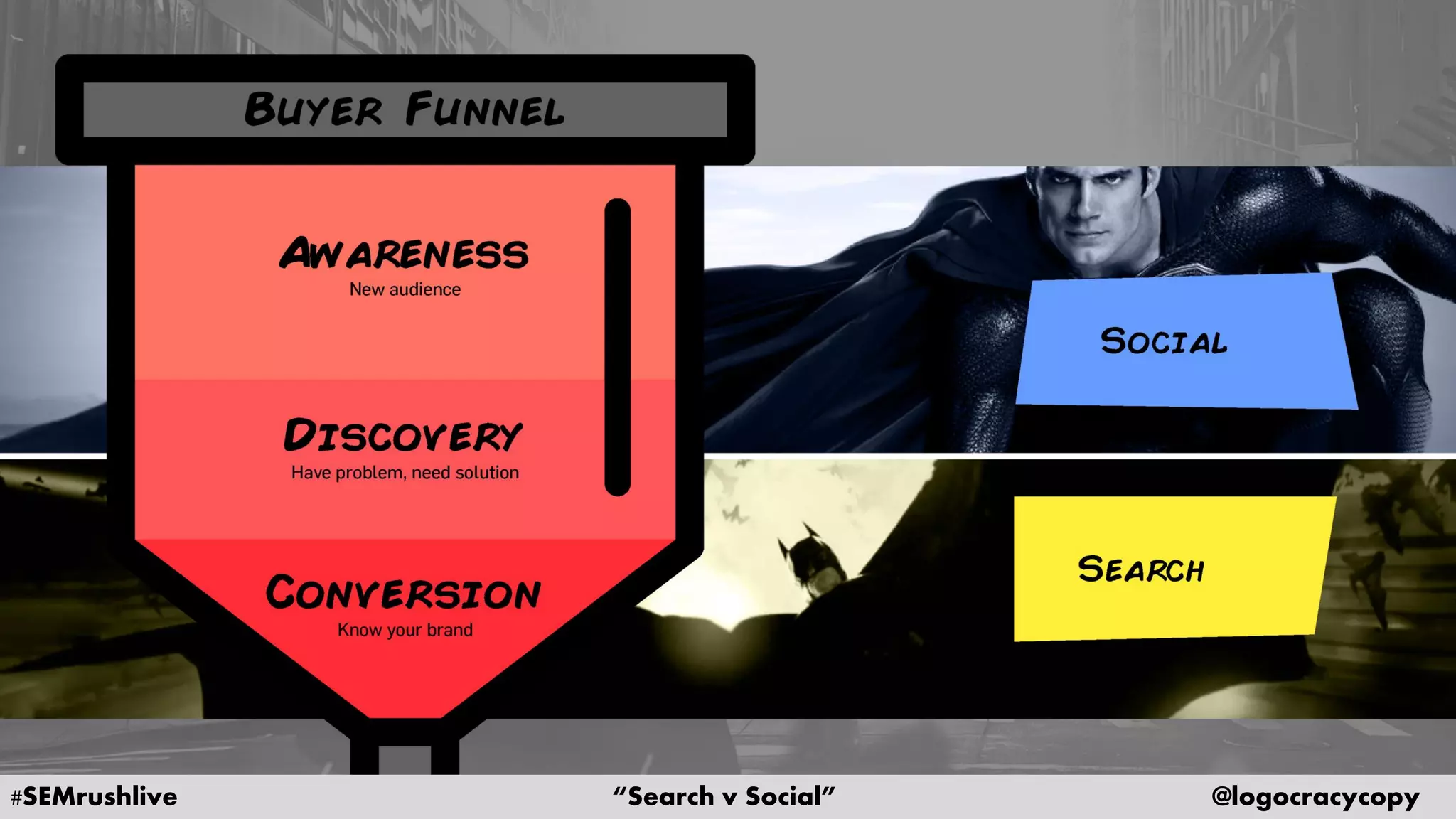 #SEMrushlive “Search v Social” @logocracycopy
 
