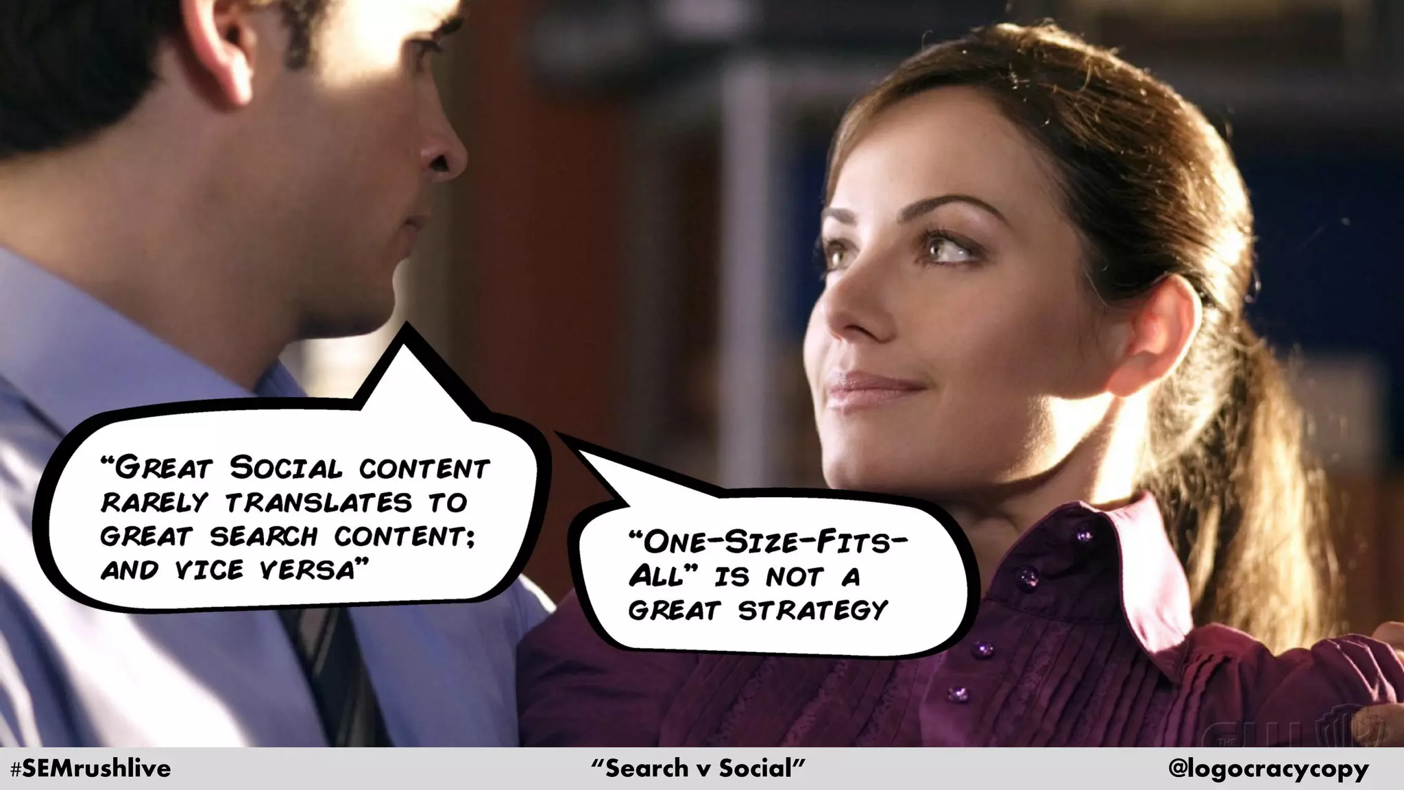 #SEMrushlive “Search v Social” @logocracycopy
 