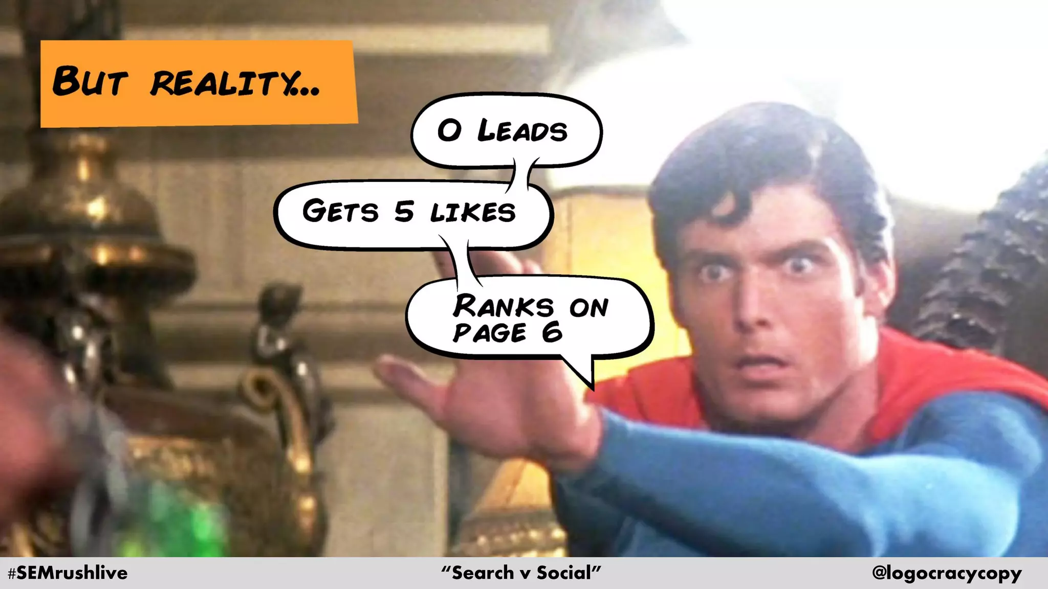 #SEMrushlive “Search v Social” @logocracycopy
 