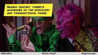 #SEMrushlive “Search v Social” @logocracycopy