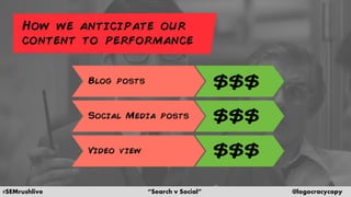 Search Content vs. Social Content Slide 35