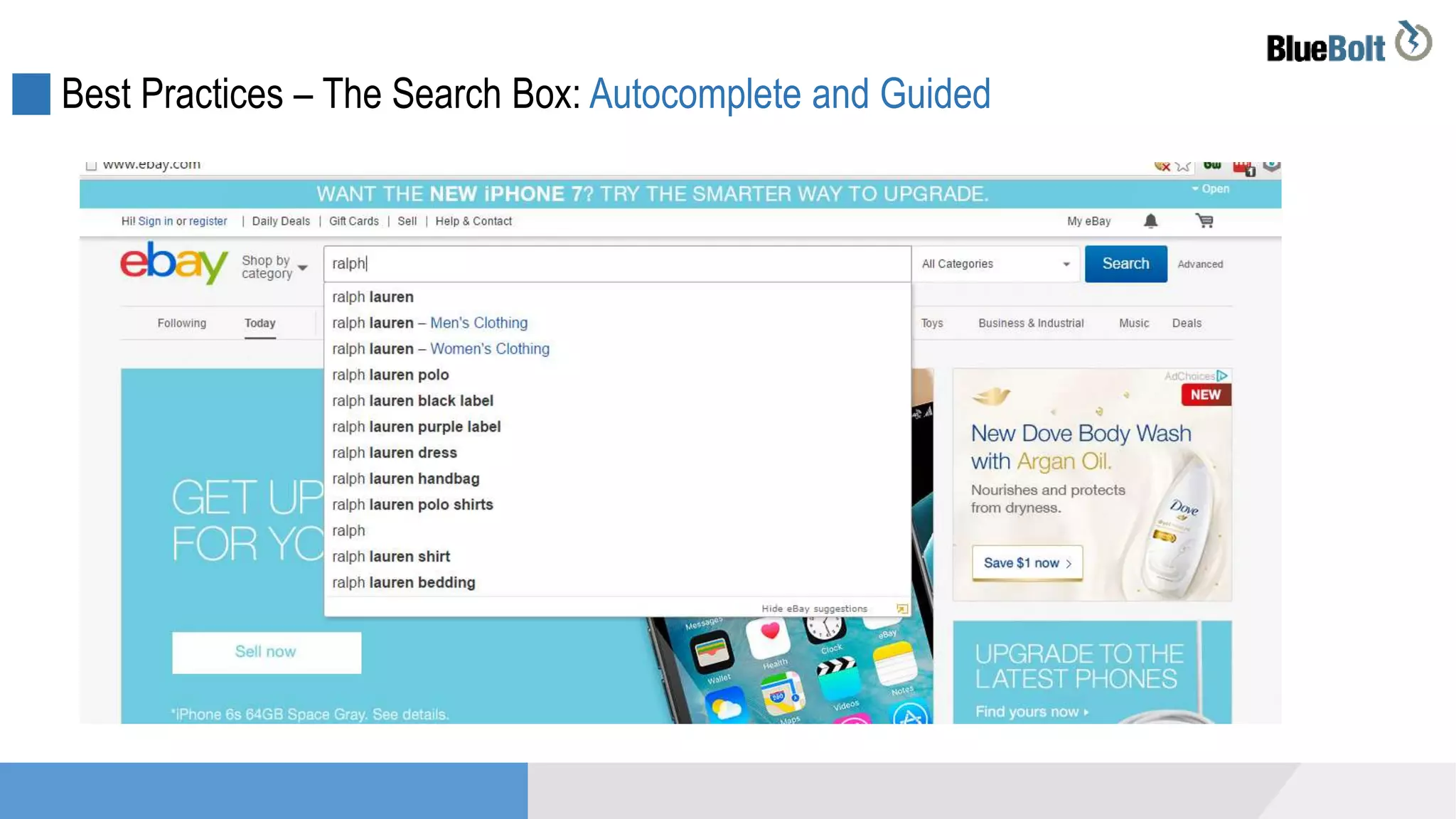 Best Practices – The Search Box: Autocomplete and Guided
 