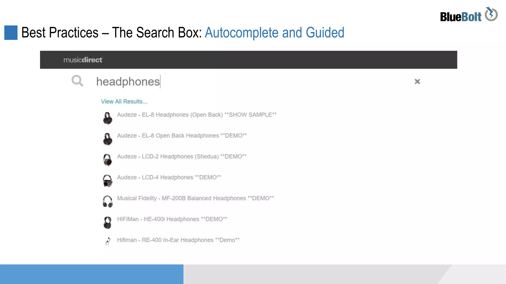 Best Practices – The Search Box: Autocomplete and Guided
 