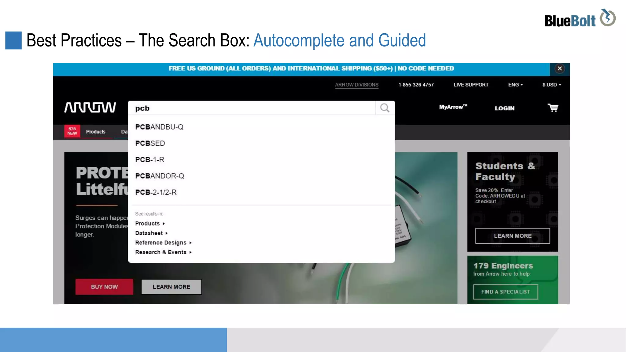 Best Practices – The Search Box: Autocomplete and Guided
 