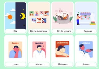 Día de la semana Fin de semana Semana
Lunes Martes
Día
Jueves
Miércoles
45
 