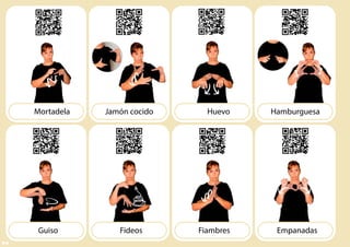 Jamón cocido Hamburguesa
Huevo
Fideos Empanadas
Fiambres
Mortadela
Guiso
84
 