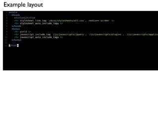 Example layout
 