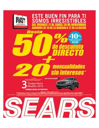 Sears en buen fin 2017