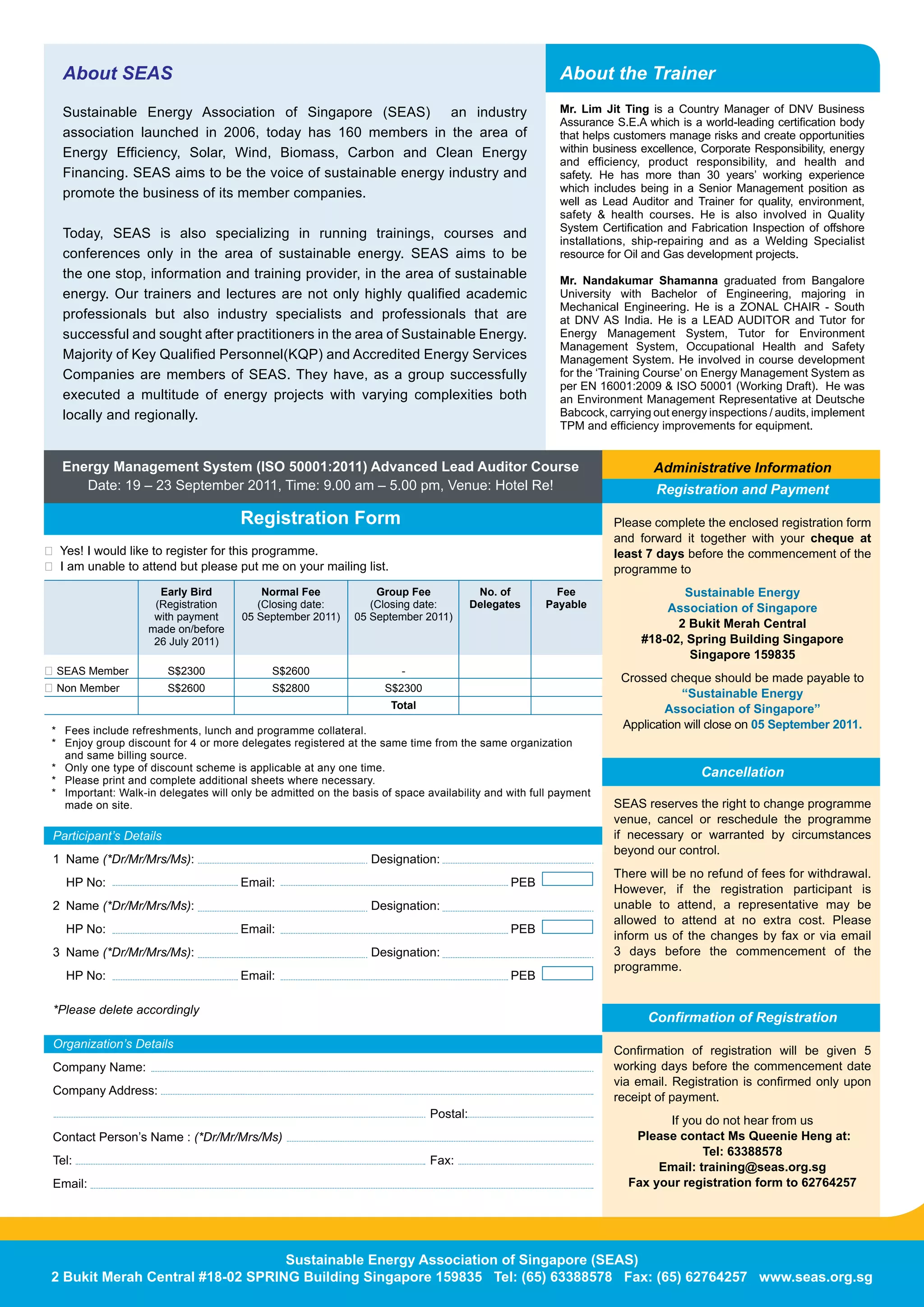 SEAS Training | PDF