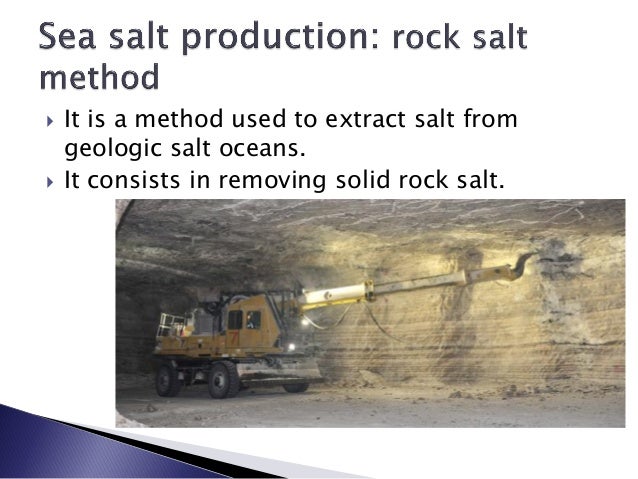 Sea salt production